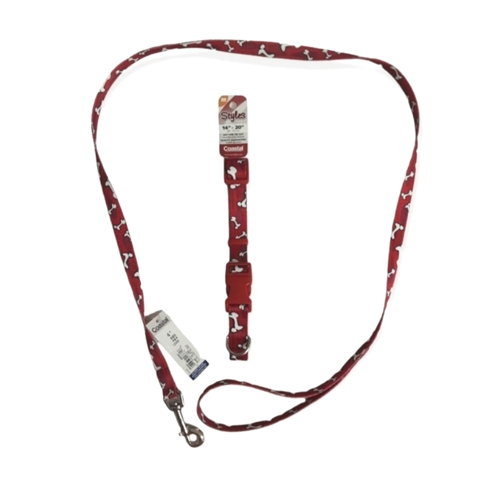 New Dog Collar and Leash Set